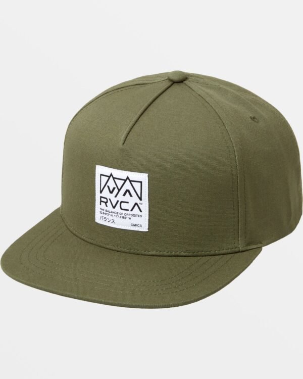 GORRA RVCA PEAKS SNAPBACK JADE