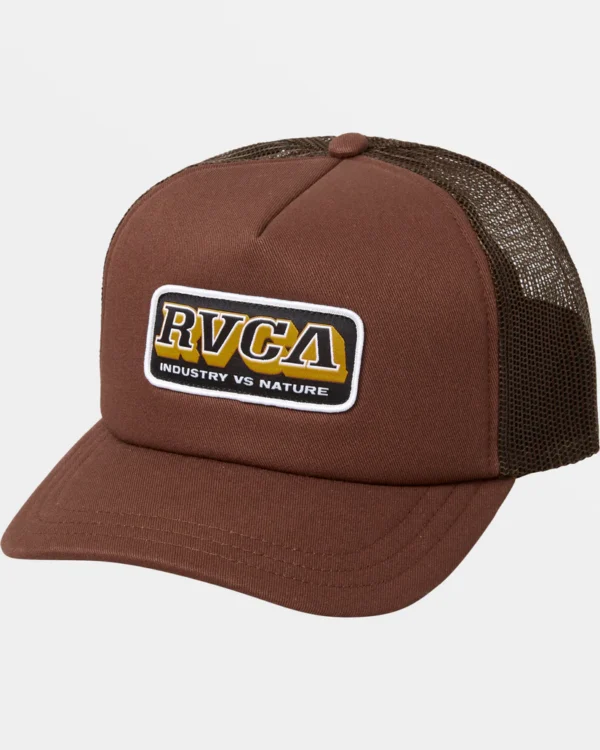 GORRA RVCA SERVICE TRUCKER CHOCOLATE