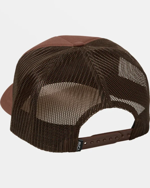 GORRA RVCA SERVICE TRUCKER CHOCOLATE - Image 2
