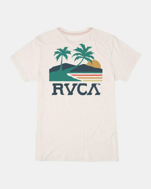 CAMISETA RVCA SUNNYDAY SS ANTIQUE WHITE - Image 2