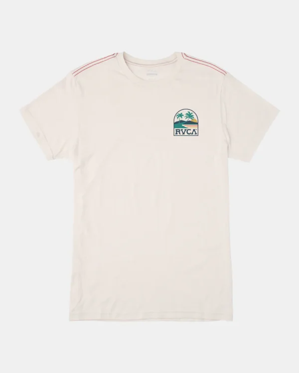 CAMISETA RVCA SUNNYDAY SS ANTIQUE WHITE