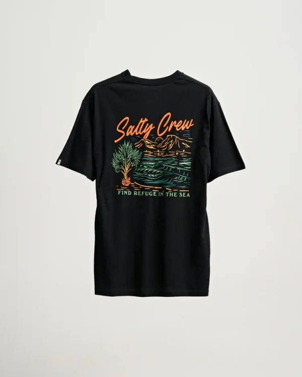 CAMISETA SALTY CREW WESTERN WAVES BLACK