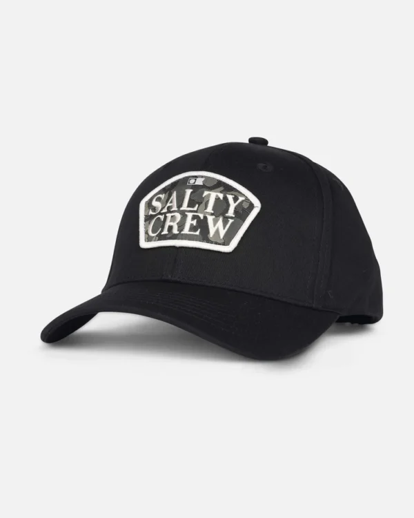GORRA SALTY CREW FILLER UP 6 PANEL BLACK
