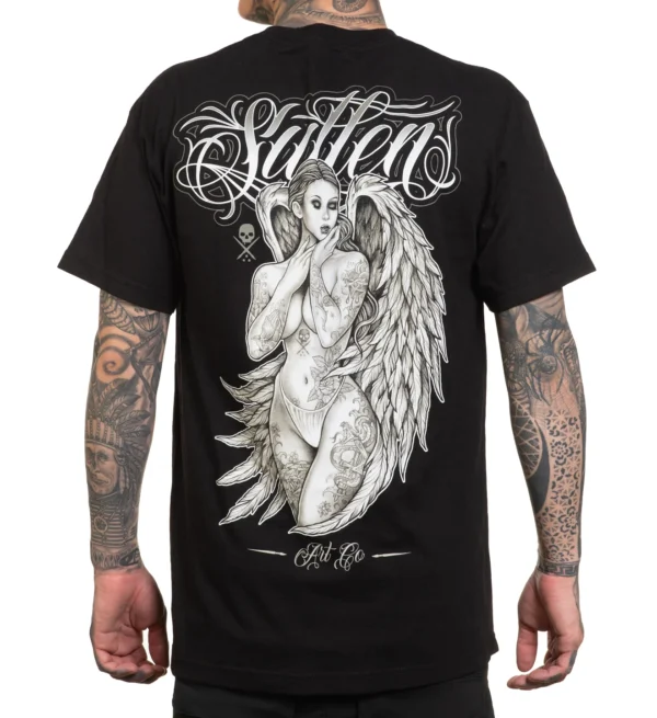 CAMISETA SULLEN HEAVEN SENT BLK