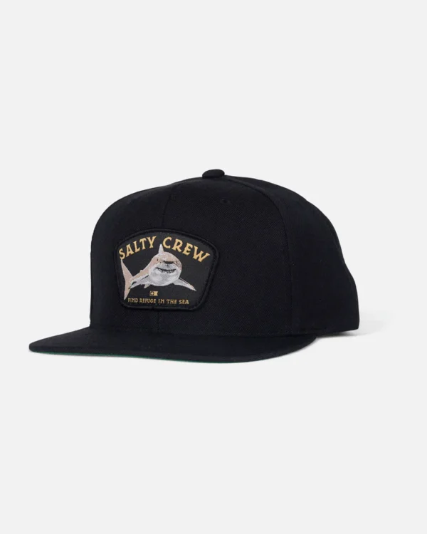 GORRA SALTY CREW LURKING 6 PANEL BLACK