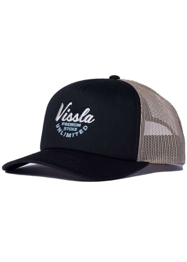 GORRA VISSLA GARAGE FOAM TRUCKER BLACK