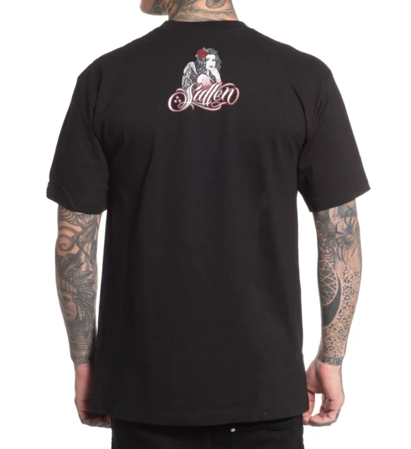 CAMISETA SULLEN RED ROSES BLK - Image 2