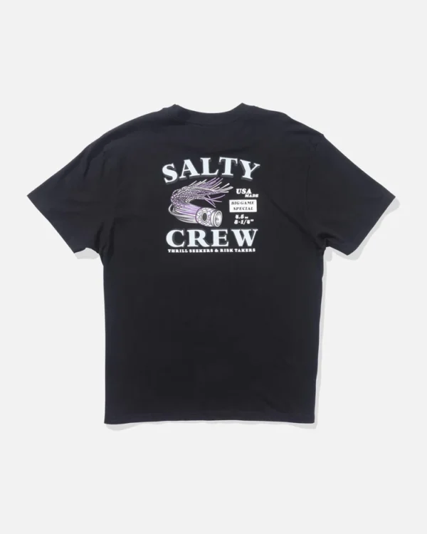 CAMISETA SALTY CREW LURED CLASSIC SS BLK