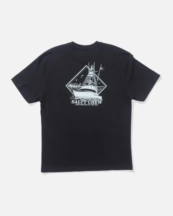 CAMISETA SALTY CREW VESSEL CLASSIC BLACK