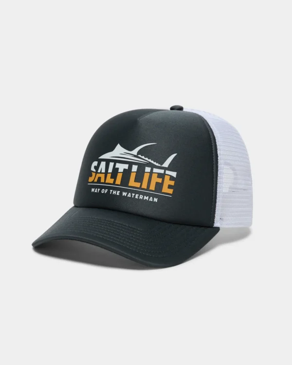GORRA SALT LIFE SPLIT SEAS TRUCK CHARCOA