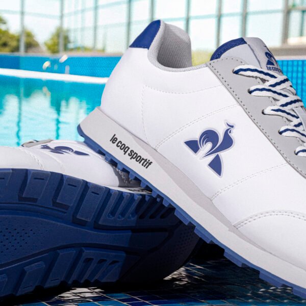 ZAPATOS LE COQ RACERONE 2 OPTWHT/TRUE BL - Image 2