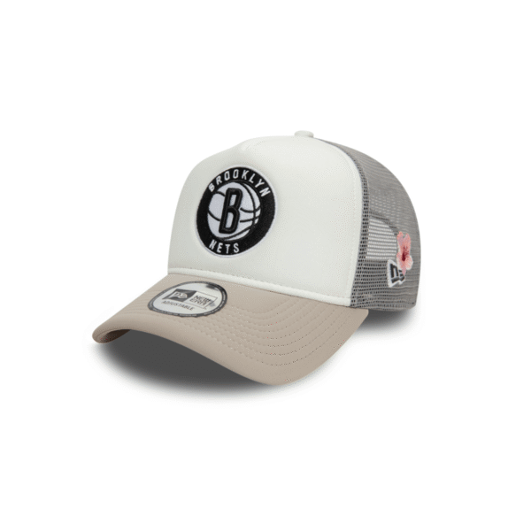 GORRA NEW EREA TRK BROOKLYN WHT/FLOWER