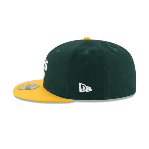GORRA NEW ERA 59FIFTY ATHLETICS GRN/YEL - Image 4