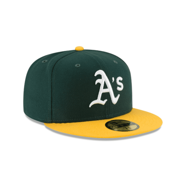 GORRA NEW ERA 59FIFTY ATHLETICS GRN/YEL