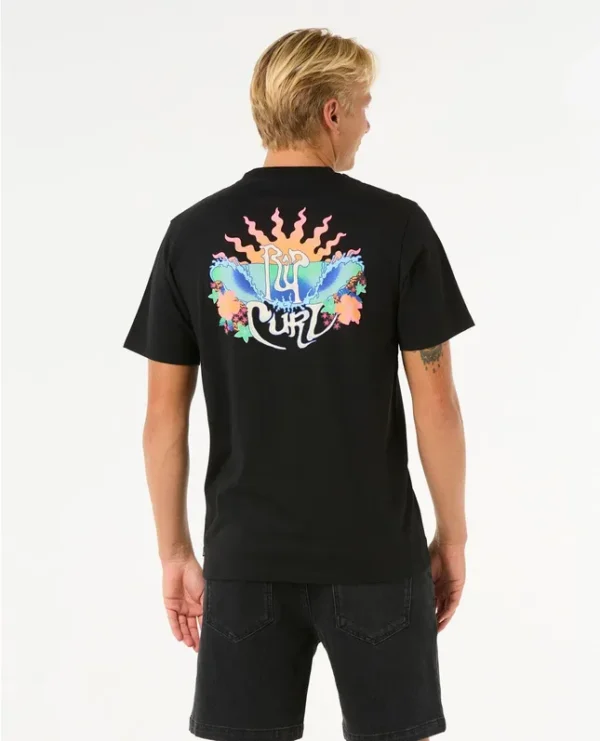 CAMISETA RIP CURL DAZED BLACK