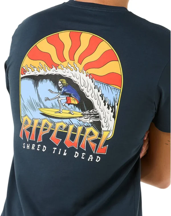 CAMISETA RIP CURL SHRED TIL DARK NAVY