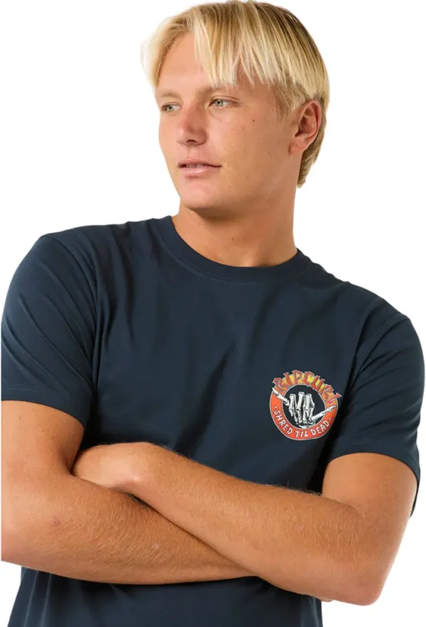 CAMISETA RIP CURL SHRED TIL DARK NAVY - Image 2