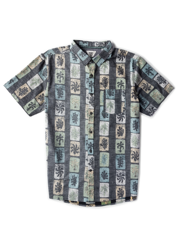 CAMISA VISSLA TROPIC TILES ECO SS BLACK