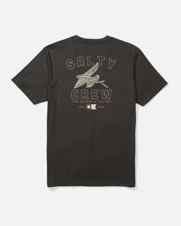 CAMISETA SALTY CREW SUPER FLY BLACK