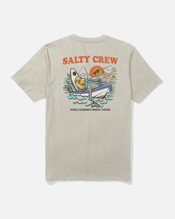 CAMISETA SALTY CREW DOWN TIME BONE