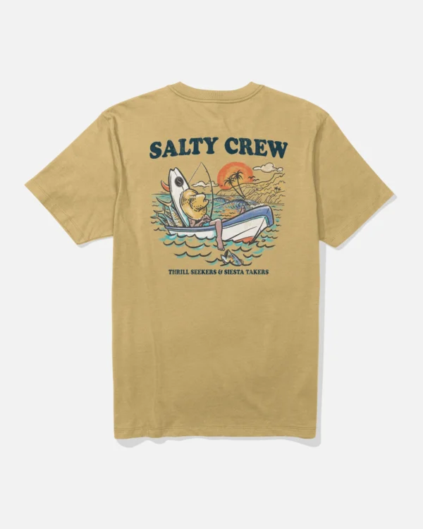 CAMISETA SALTY CREW DOWN TIME MINERAL YE