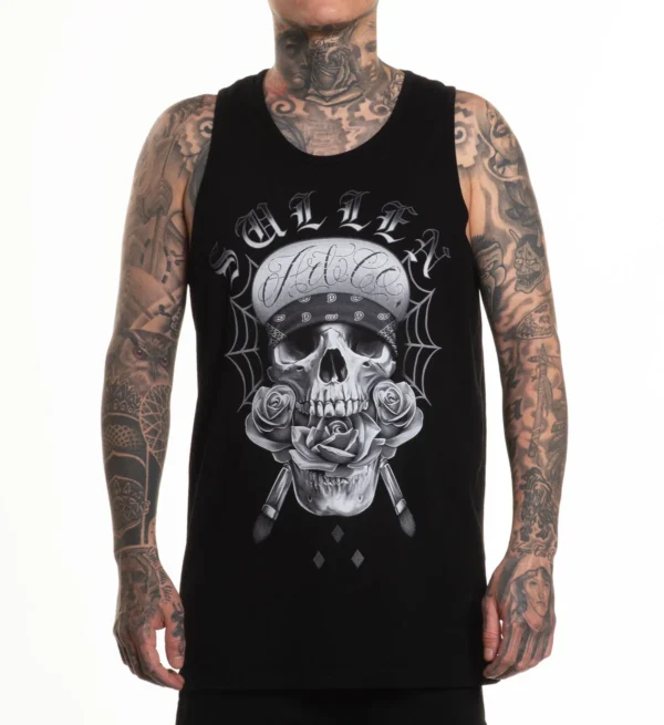 CAMISILLA SULLEN FLIPPED BLACK