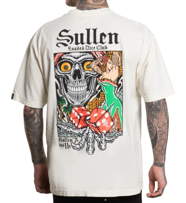 CAMISETA SULLEN LOADED DICE ANTIQUE WHIT