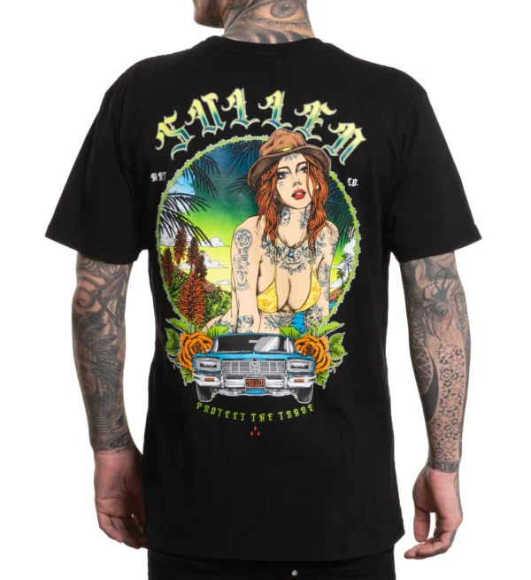 CAMISETA SULLEN CALI GIRL JET BLACK