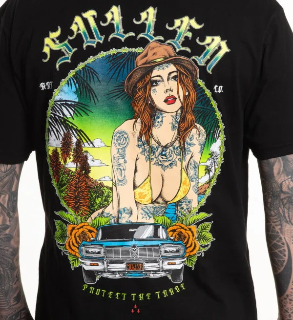 CAMISETA SULLEN CALI GIRL JET BLACK - Image 3