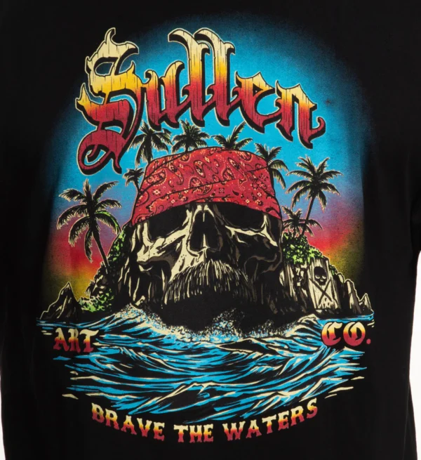 CAMISETA SULLEN VATO ISLAND JET BLACK - Image 3