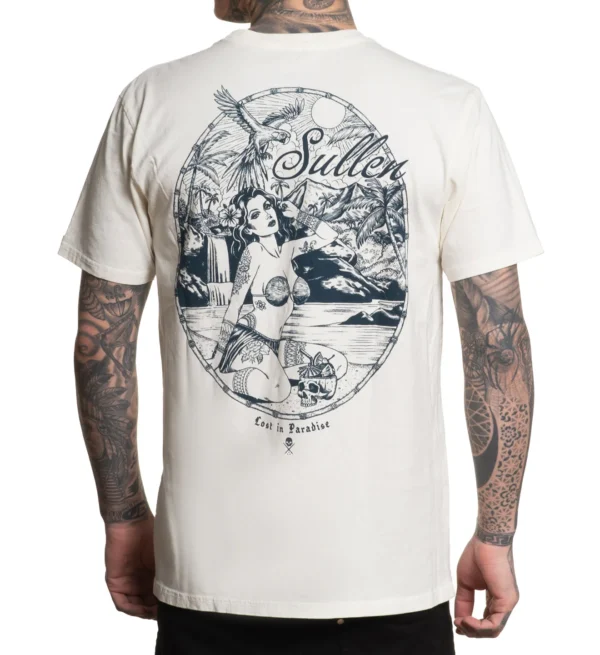 CAMISETA SULLEN SECLUDED BEACH WHITE