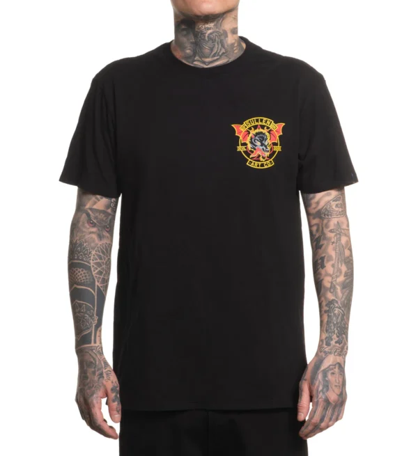 CAMISETA SULLEN DEVIL DOGS JET BLACK - Image 2