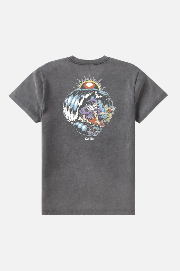 CAMISETA KATIN MERLIN BLACK SAND WASH
