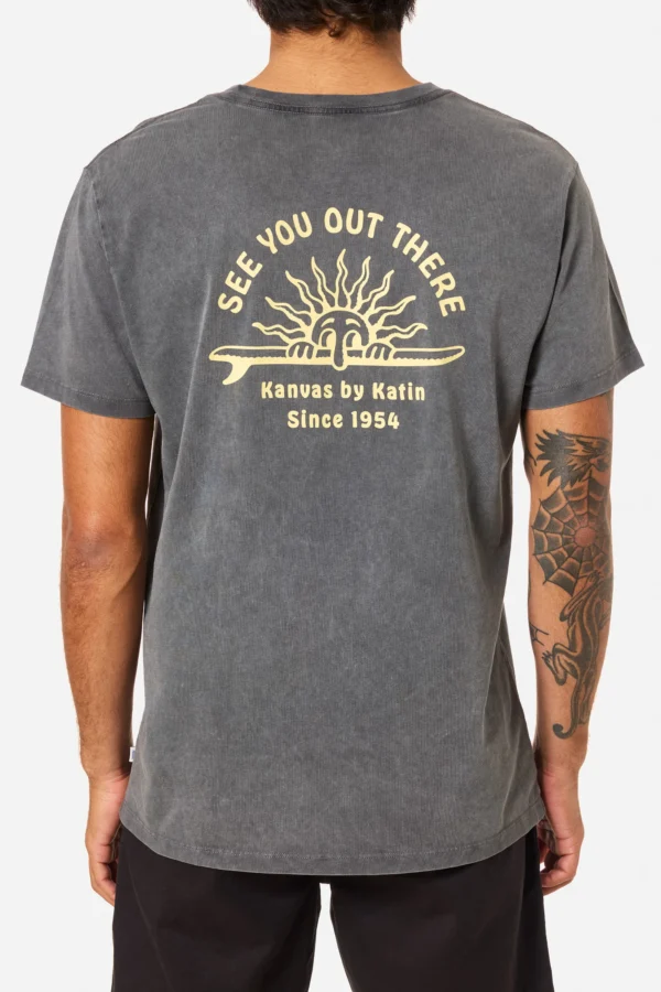 CAMISETA KATIN SUNNY BLACK SAND WASH