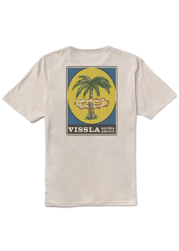 CAMISETA VISSLA ATOMIC PALMS ORGANIC BON