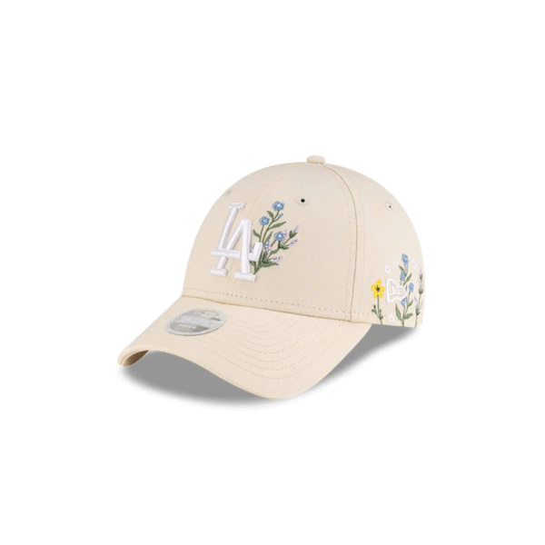 GORRA NEW ERA 9FORTY DODGERS KHA/WHT