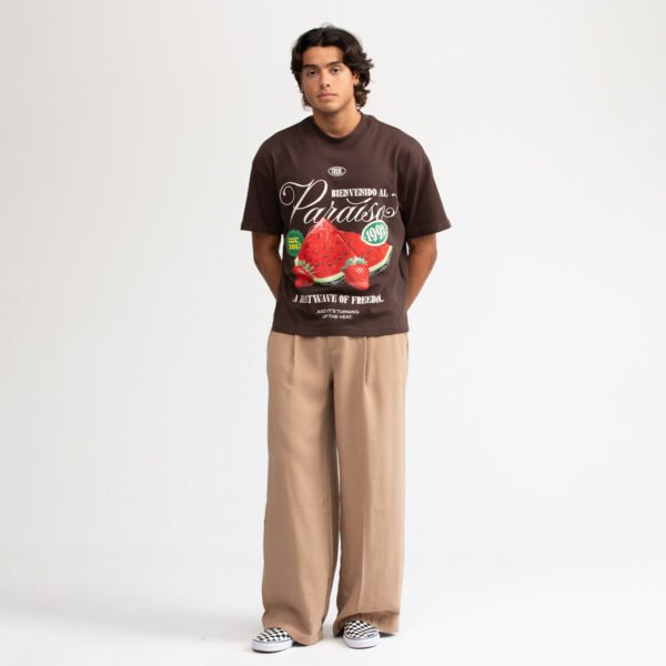 CAMISETA TRUE PARAISO BOXY BROWN - Image 3