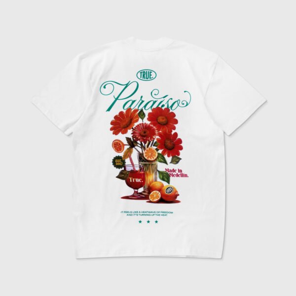 CAMISETA TRUE PARAISO REGULAR WHITE