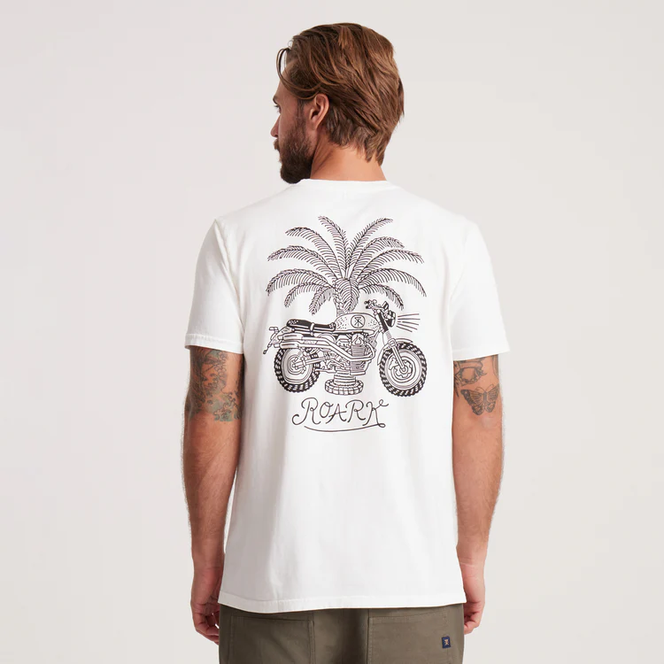 CAMISETA ROARK MOTO OFF WHITE