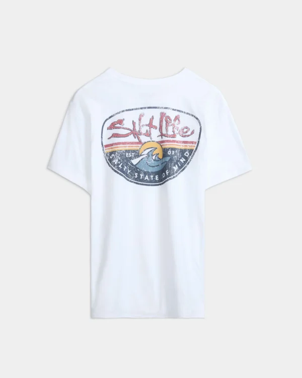 CAMISETA SALT LIFE DAILY WAVE WHITE