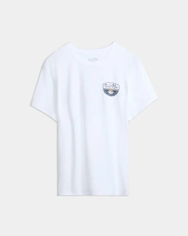 CAMISETA SALT LIFE DAILY WAVE WHITE - Image 2
