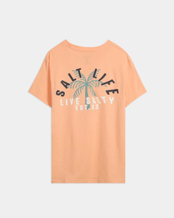 CAMISETA SALT LIFE CHECKED OUT MELON