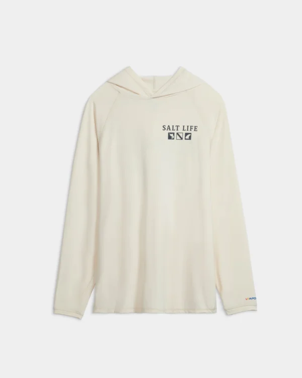 LICRA SALT LIFE ANGLER TACTICS LS HOODIE - Image 3