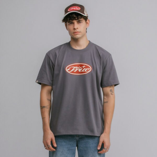 CAMISETA TRUE STAMP GRAY
