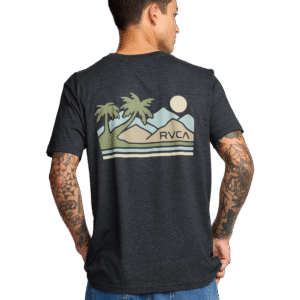 CAMISETA RVCA PALM TRAIL SS BLACK