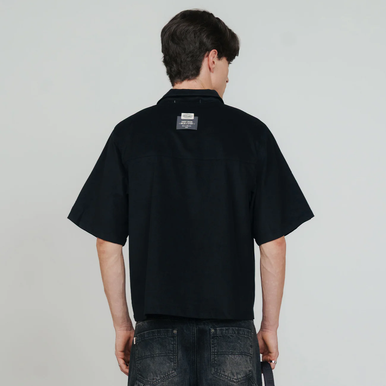 CAMISA TRUE MIDNIGHT CORDUROY BLACK - Image 3