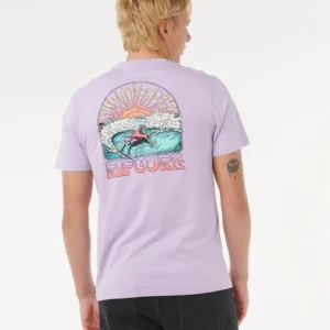 CAMISETA RIP CURL GRATEFUL SHRED LAVENDE