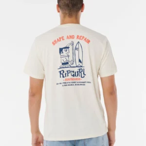 CAMISETA RIP CURL SHAPER ADDRESS BONE