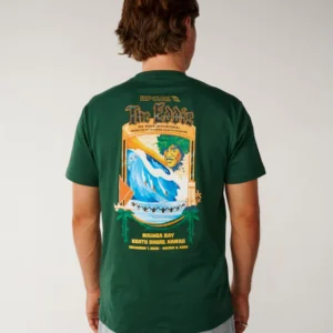 CAMISETA RIP CURL EWG POSTER ART GREEN