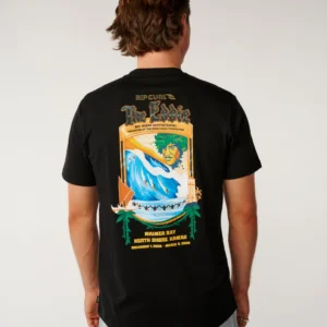 CAMISETA RIP CURL EWG POSTER ART BLACK